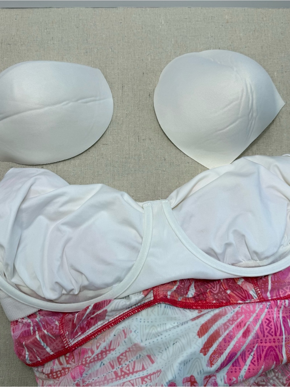 NWOT - IT Figures! Women’s Ruched One-Piece Swimsuit w/ Support Sz 18W Tropical - Picture 8 of 14